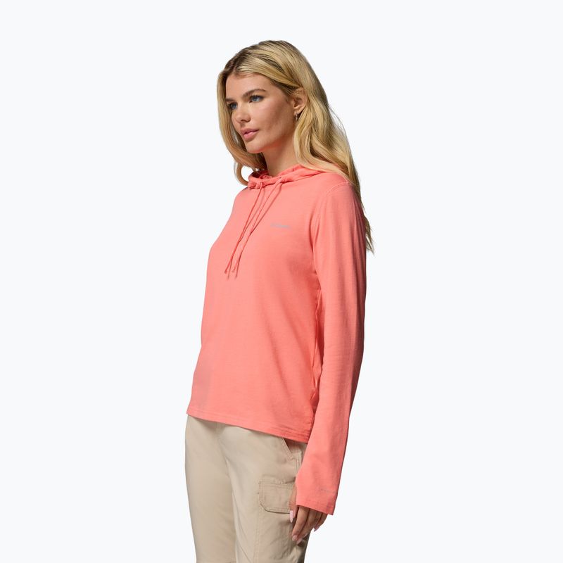 Bluza damska Columbia Sun Trek Hoodie alpenglow 4