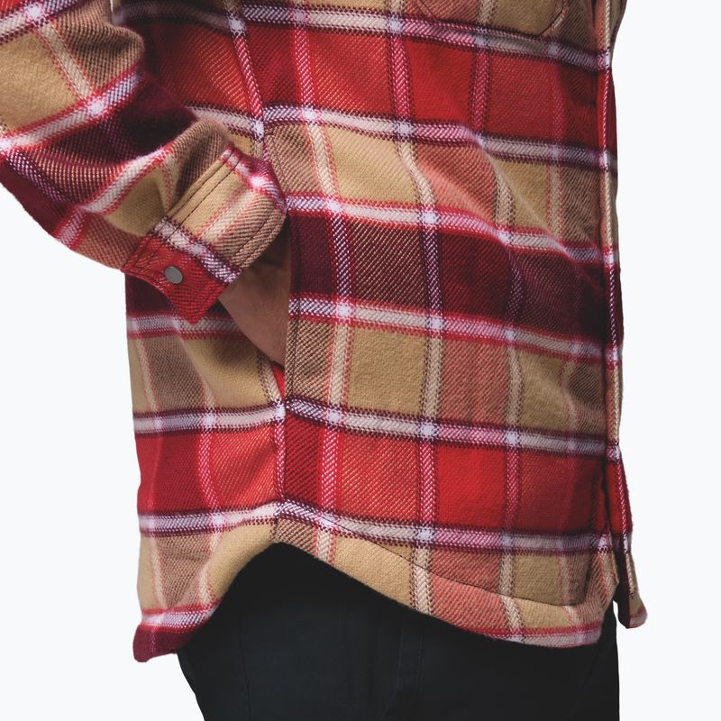 Koszula męska Columbia Windward II rich wine trapper windowpane 7