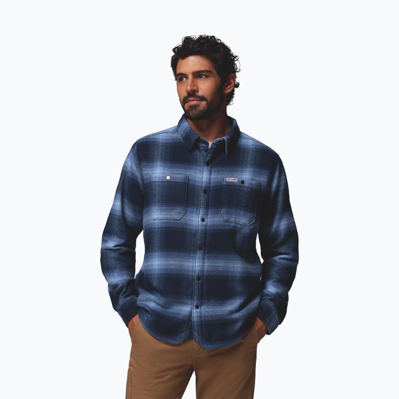 Koszula męska Columbia Windward II collegiate navy blurred ombre