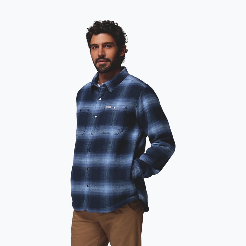 Koszula męska Columbia Windward II collegiate navy blurred ombre 4