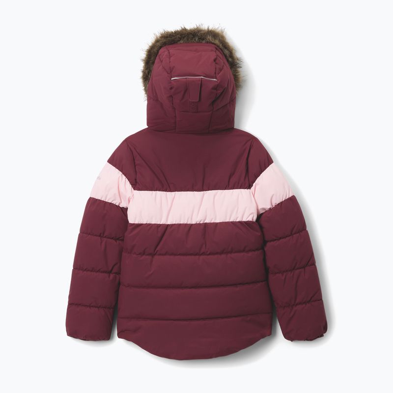 Kurtka narciarska dziecięca Columbia Arctic Blast III rich wine/satin pink 2