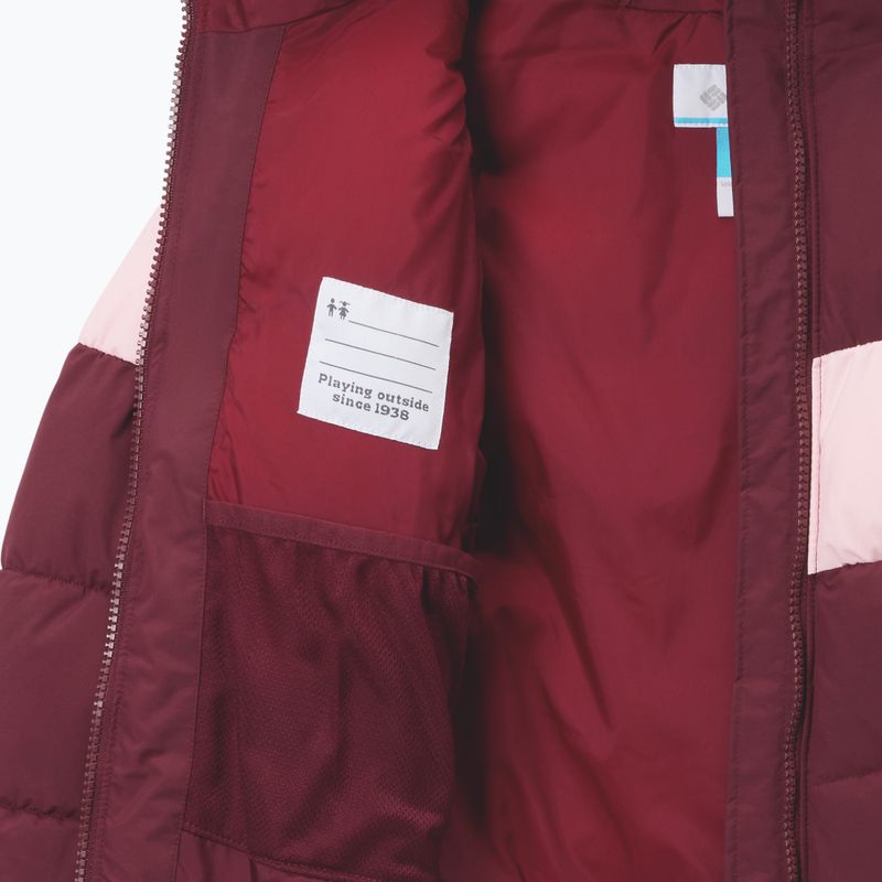 Kurtka narciarska dziecięca Columbia Arctic Blast III rich wine/satin pink 3