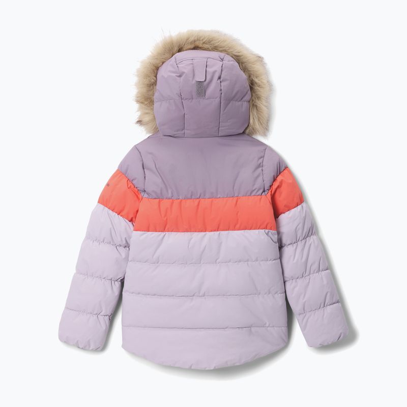 Kurtka narciarska dziecięca Columbia Arctic Blast III lavender pearl/zing/shale purple 2