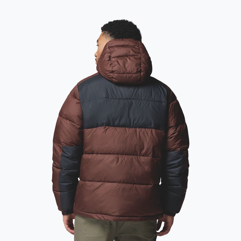Kurtka ocieplana męska Columbia Pike Lake II Hooded tobacco/black 3