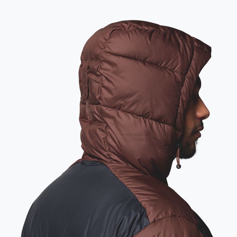 Kurtka ocieplana męska Columbia Pike Lake II Hooded tobacco/black 8