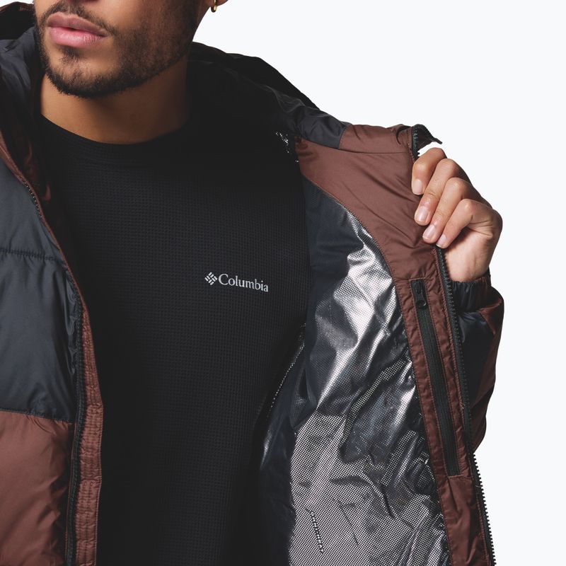 Kurtka ocieplana męska Columbia Pike Lake II Hooded tobacco/black 10