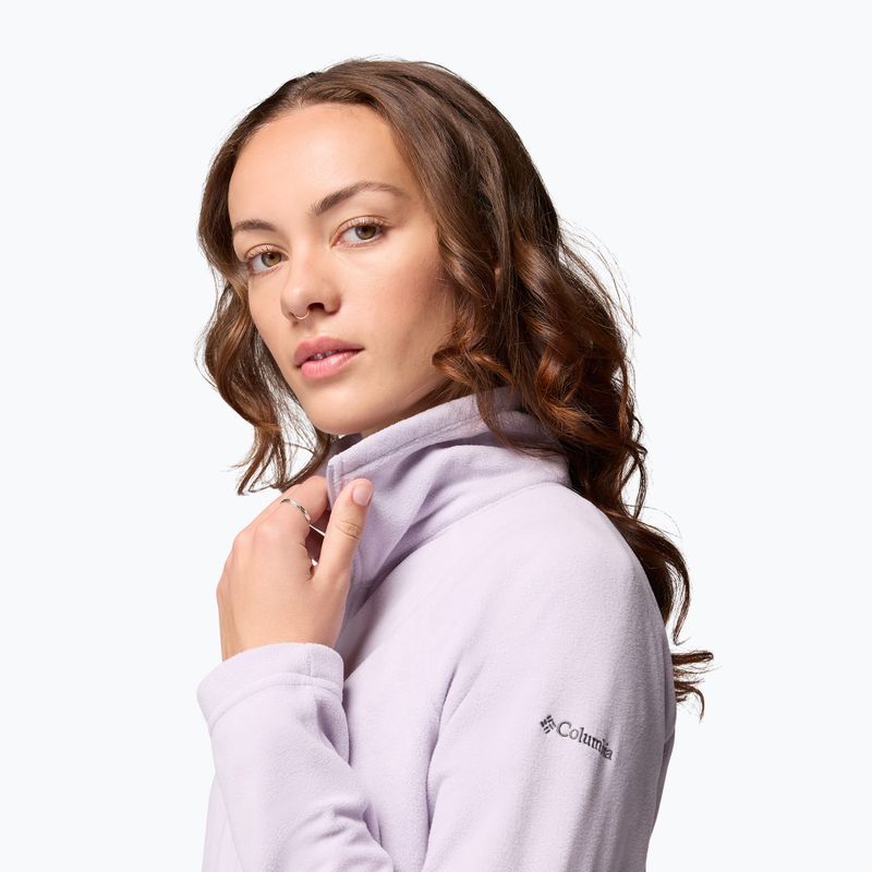 Bluza polarowa damska Columbia Glacial IV 1/2 Zip lavender pearl 5