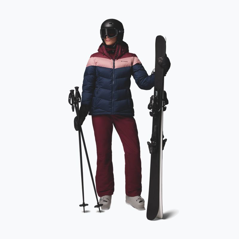 Kurtka narciarska damska Columbia Abbott Peak II Ins collegiate navy/rich wine/eraser pink 2