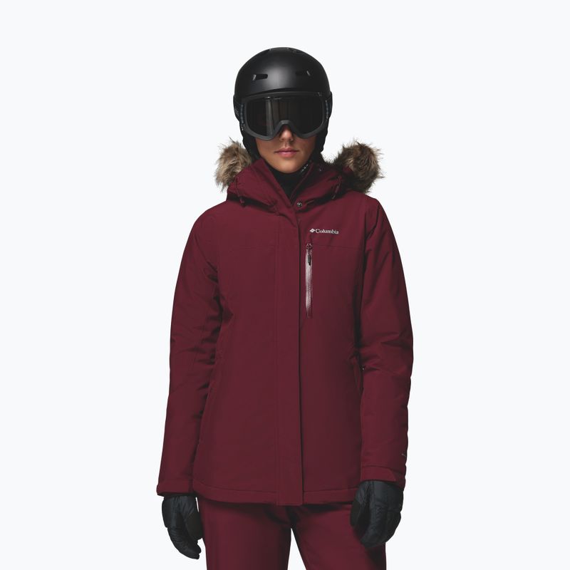 Kurtka narciarska damska Columbia Ava Alpine II Ins rich wine