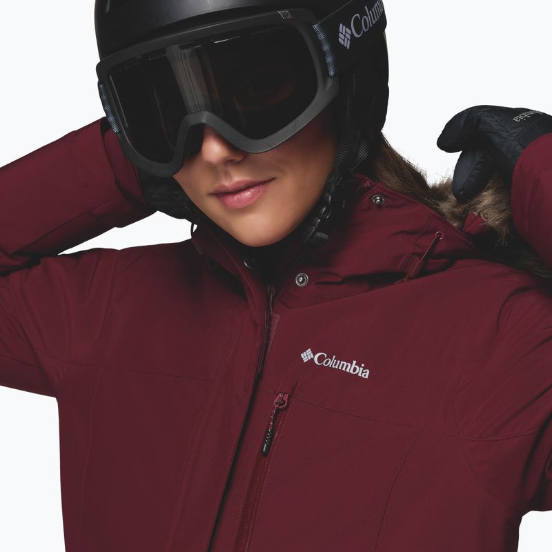Kurtka narciarska damska Columbia Ava Alpine II Ins rich wine 5