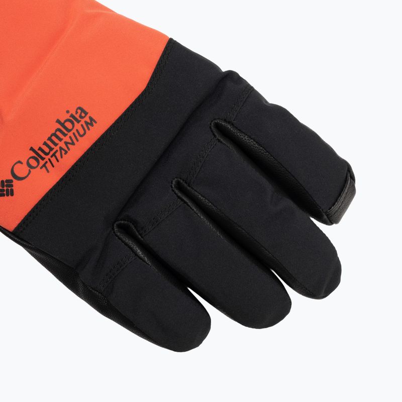 Rękawiczki trekkingowe męskie Columbia PowBound zing/black 5