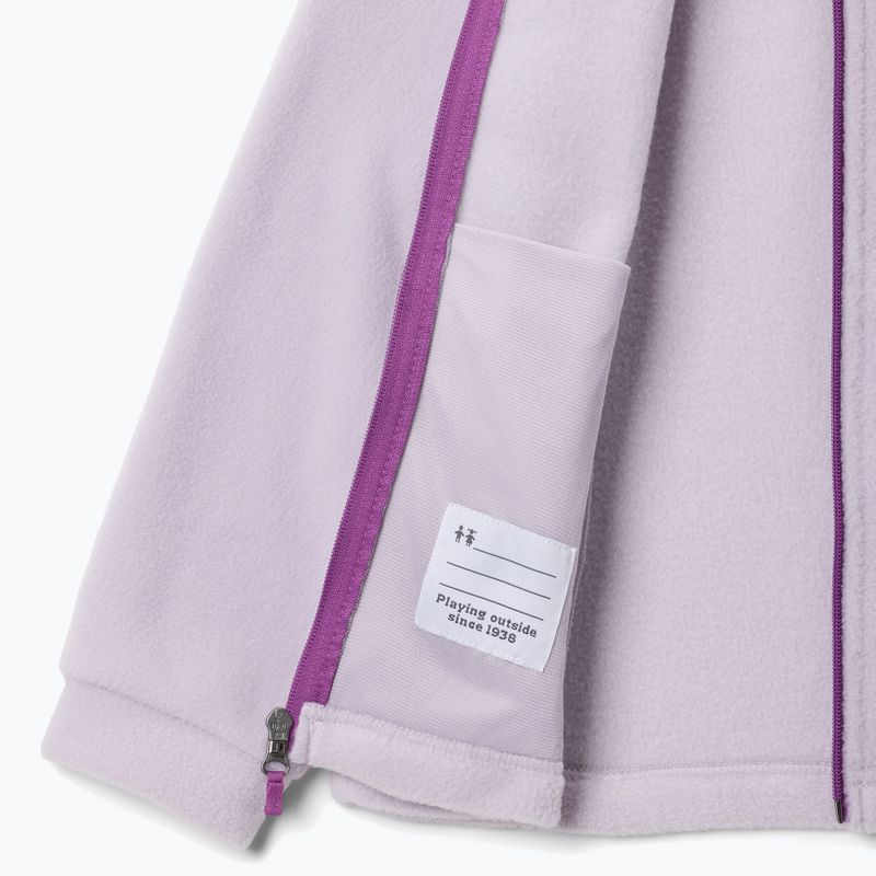Bluza polarowa dziecięca Columbia Benton Springs Fleece lavender pearl 3