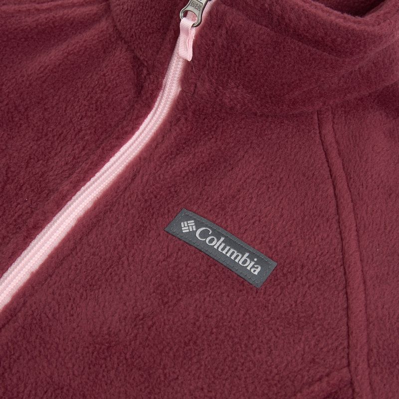 Bluza polarowa dziecięca Columbia Benton Springs Fleece rich wine 3
