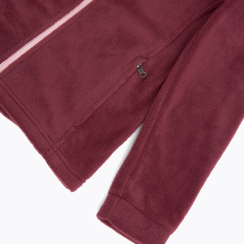Bluza polarowa dziecięca Columbia Benton Springs Fleece rich wine 4