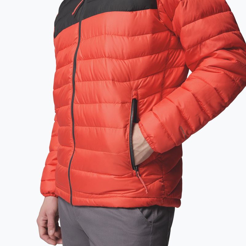 Kurtka męska Columbia Powder Lite II Hooded zing/shark 7