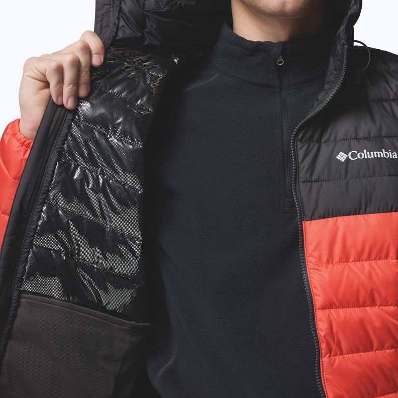 Kurtka męska Columbia Powder Lite II Hooded zing/shark 9