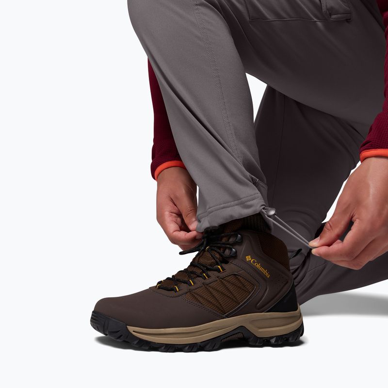 Spodnie trekkingowe męskie Columbia Tech Trail Utility Winter city grey 9