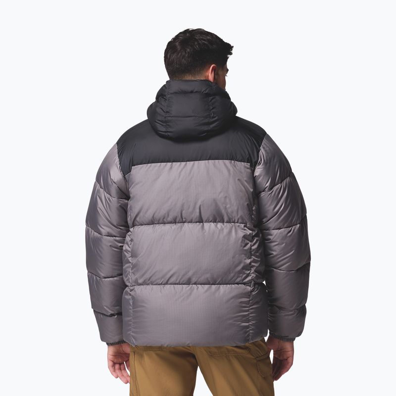 Kurtka ocieplana męska Columbia Puffect II Hooded city grey/black 3