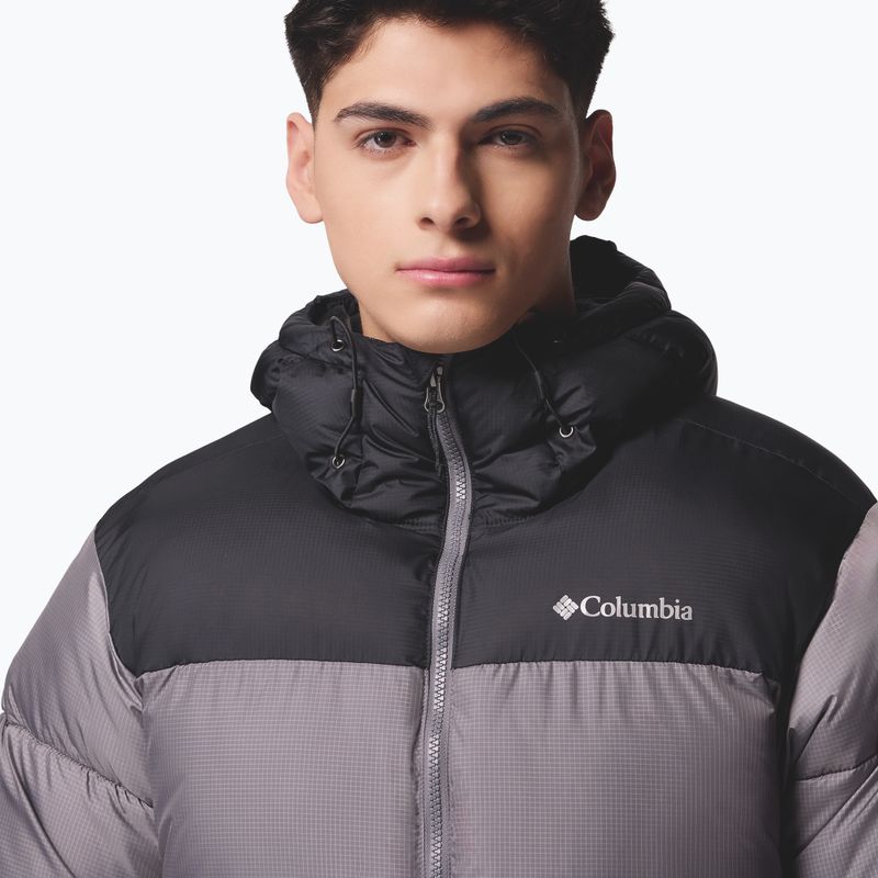 Kurtka ocieplana męska Columbia Puffect II Hooded city grey/black 8