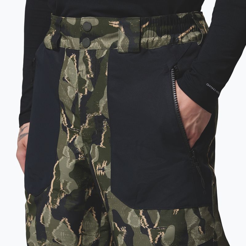 Spodnie snowboardowe męskie Columbia Coreshot Printed greenscape treebark print/black 8