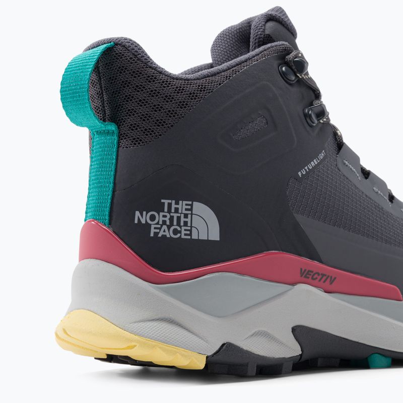 Buty turystyczne damskie The North Face Vectiv Exploris Mid Futurelight zinc grey/asphalt grey 7