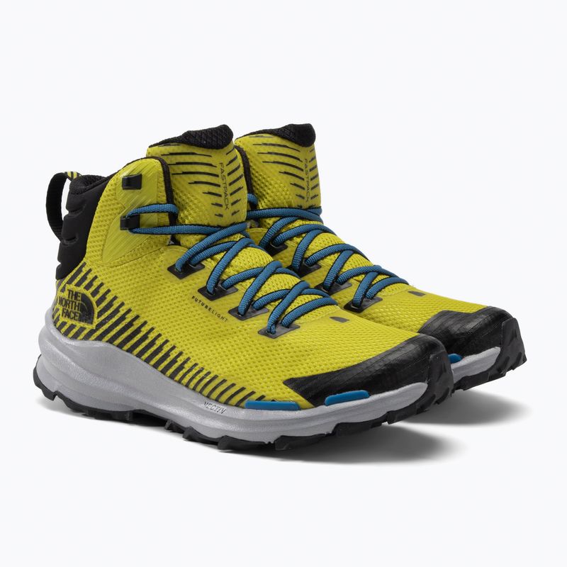Buty turystyczne męskie The North Face Vectiv Fastpack Mid Futurelight acid yellow/black 5