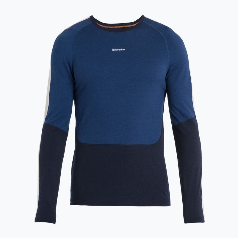 Longsleeve termoaktywny męski icebreaker Merino 200 Sonebula LS Crewe midnight navy/royal navy 5