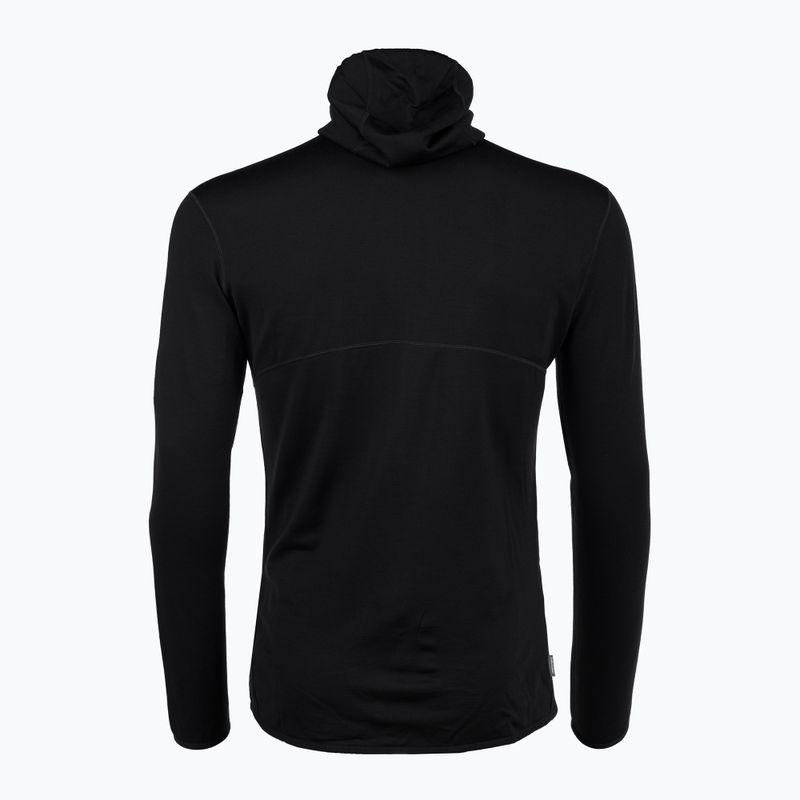 Bluza męska icebreaker Merino 560 Realfleece Elemental II black 2