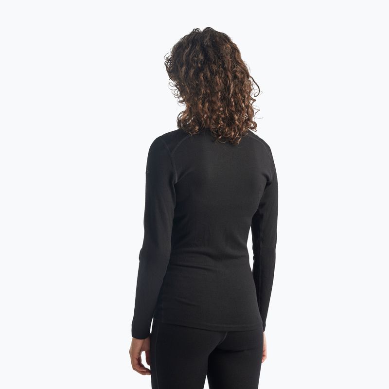 Bluza termoaktywna damska icebreaker 260 Tech LS Half Zip black 3