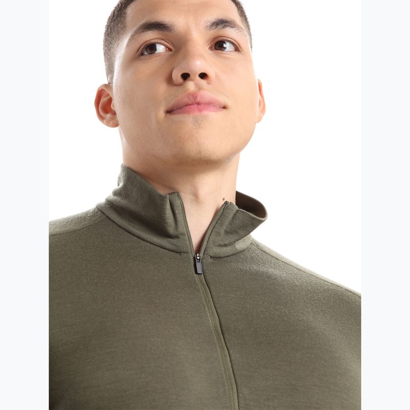 Bluza termoaktywna męska icebreaker Merino 200 Oasis Half Zip loden 4
