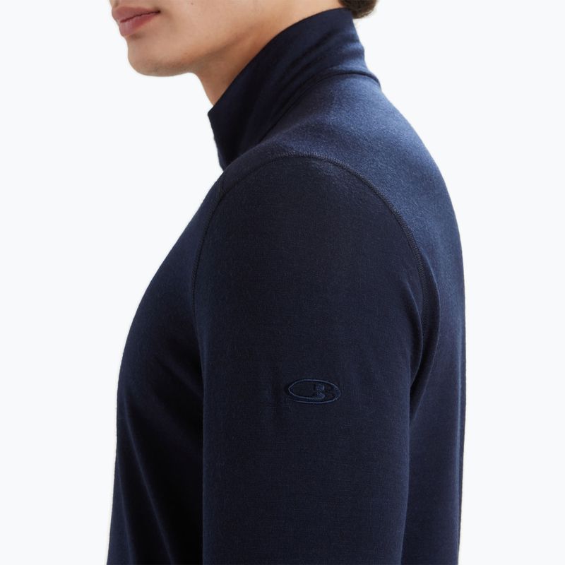 Bluza termoaktywna męska icebreaker Merino 200 Oasis Half Zip midnight navy 5