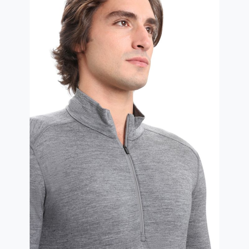 Bluza termoaktywna męska icebreaker Merino 200 Oasis Half Zip gritstone heather 4