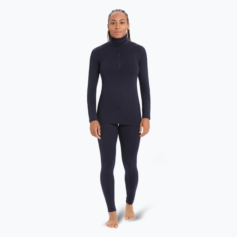 Bluza termoaktywna damska icebreaker 260 Tech LS Half Zip midnight navy 2