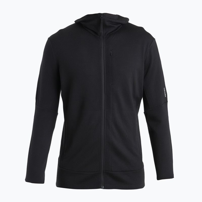 Bluza męska icebreaker Merino 260 Quantum IV Zip Hoodie black 7
