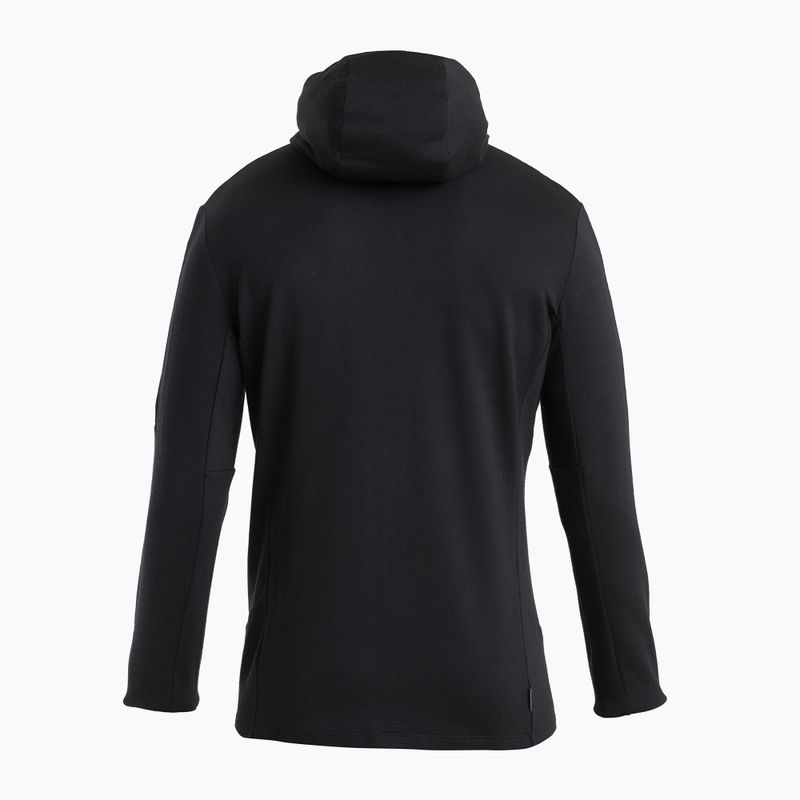 Bluza trekkingowa męska icebreaker Merino 260 Quantum IV Zip Hoodie black 8