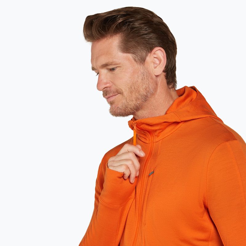 Bluza męska icebreaker Merino 260 Quantum IV Zip Hoodie blaze 4