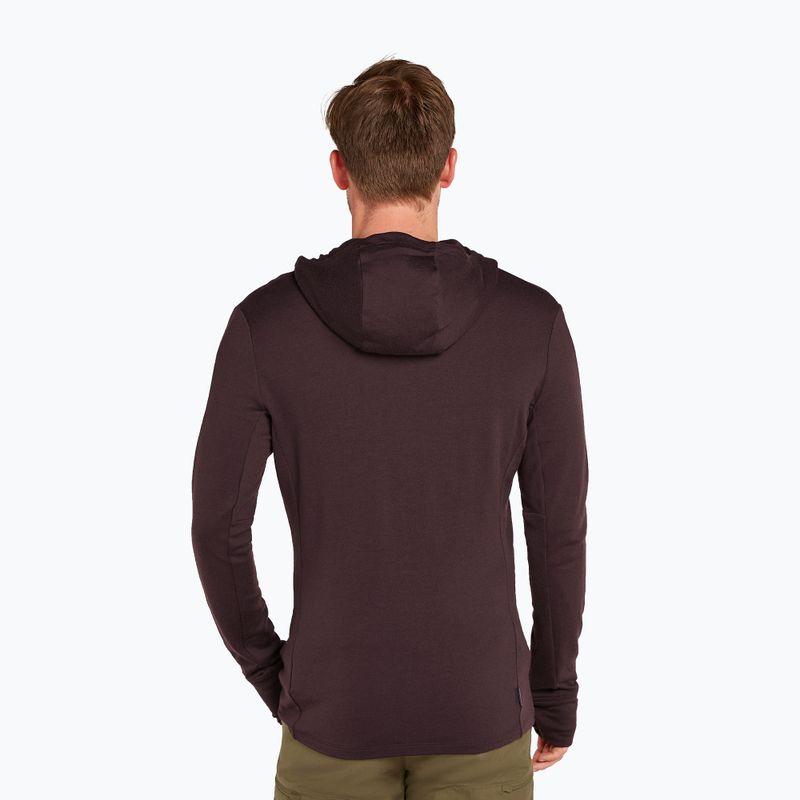 Bluza męska icebreaker Merino 260 Quantum IV Zip Hoodie bittersweet 3