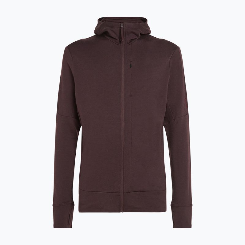 Bluza trekkingowa męska icebreaker Merino 260 Quantum IV Zip Hoodie bittersweet 11