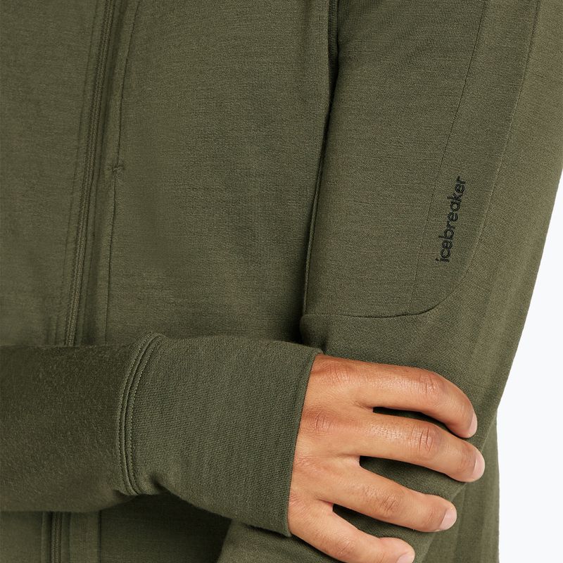 Bluza męska icebreaker Merino 260 Quantum IV Zip Hoodie loden 7