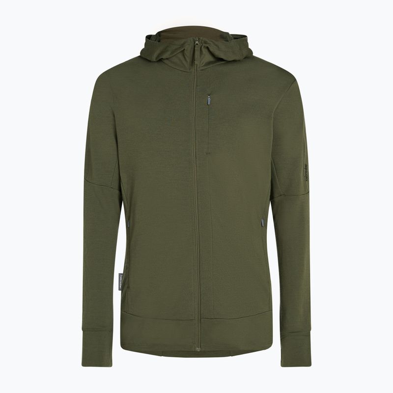 Bluza męska icebreaker Merino 260 Quantum IV Zip Hoodie loden 10