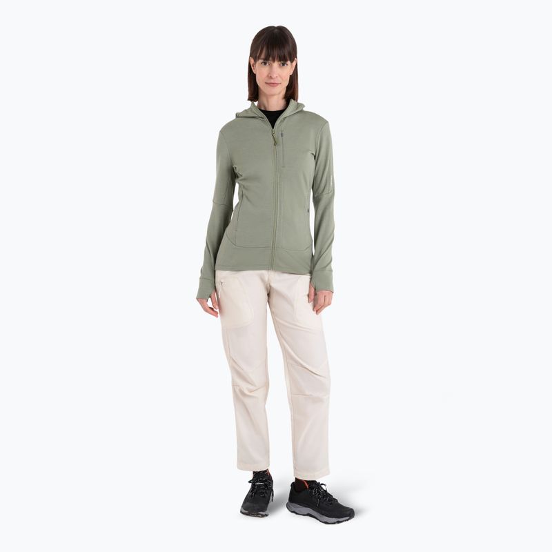 Bluza damska icebreaker Merino 260 Quantum IV Zip Hoodie lichen 2