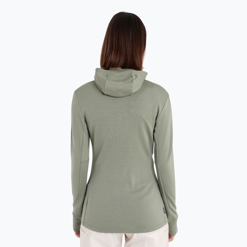 Bluza damska icebreaker Merino 260 Quantum IV Zip Hoodie lichen 3
