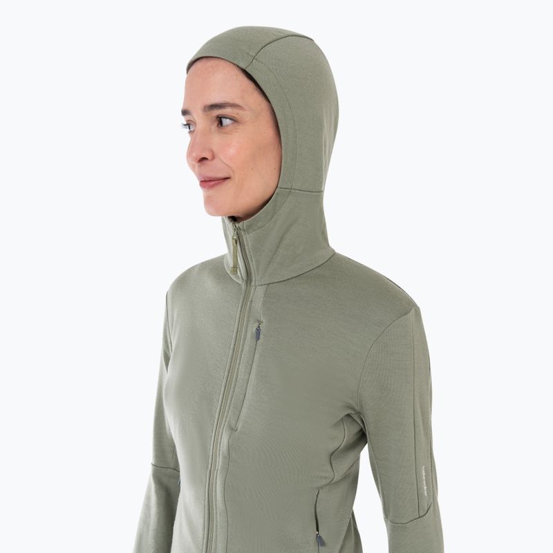 Bluza damska icebreaker Merino 260 Quantum IV Zip Hoodie lichen 4