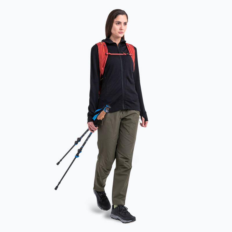 Bluza damska icebreaker Merino 260 Quantum IV Zip Hoodie black 6