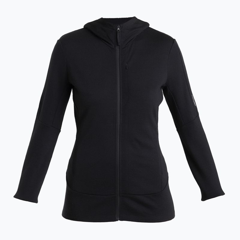 Bluza damska icebreaker Merino 260 Quantum IV Zip Hoodie black 7