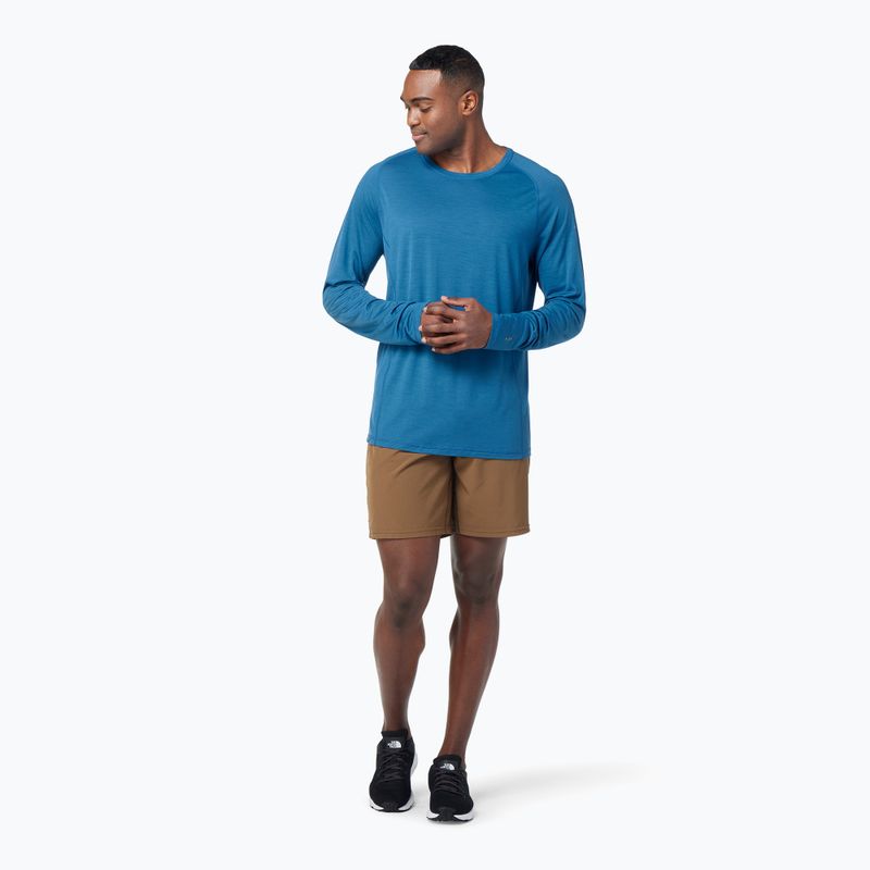 Longsleeve termoaktywny męski Smartwool Merino Sport 120 light neptune blue