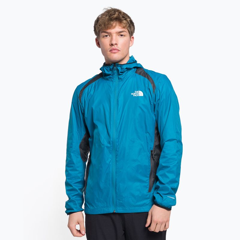 Kurtka softshell męska The North Face AO Wind FZ banff blue/asphalt grey