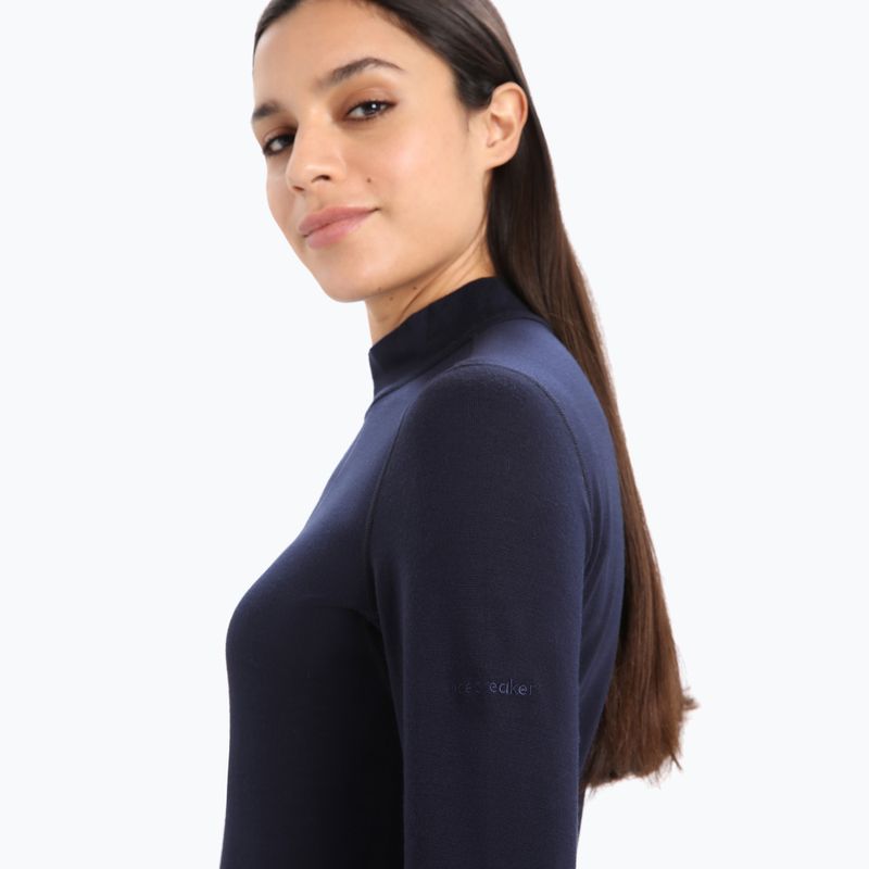 Longsleeve termoaktywny damski icebreaker 260 Tech Turtleneck midnight navy 3