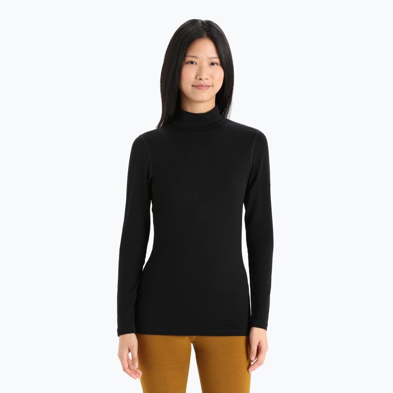 Longsleeve termoaktywny damski icebreaker 260 Tech Turtleneck black