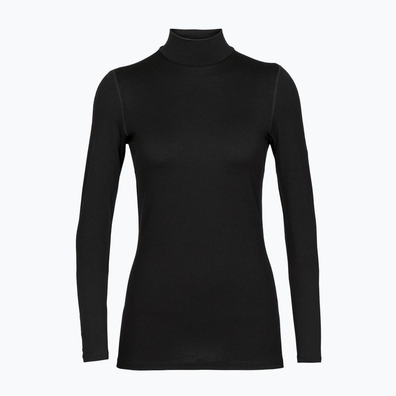 Bluza termoaktywna damska icebreaker 260 Tech Turtleneck black 6